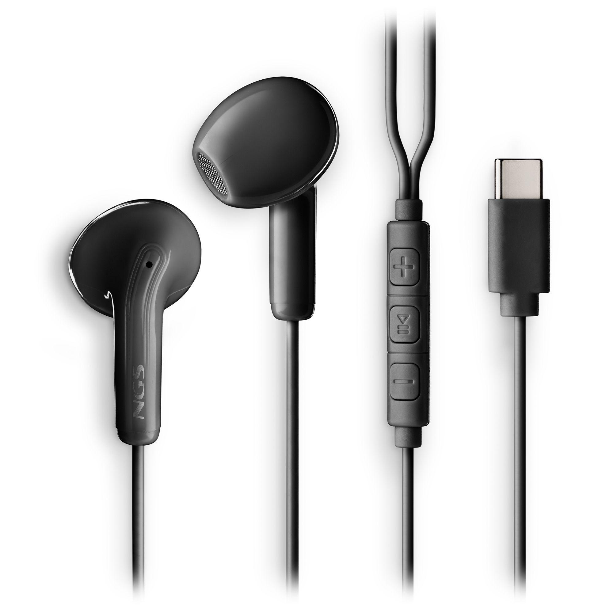 Auscultadores NGS CROSSGLIDEBLACK (Binaural - Com fios - Intra-aural - Preto) — miniatura 3