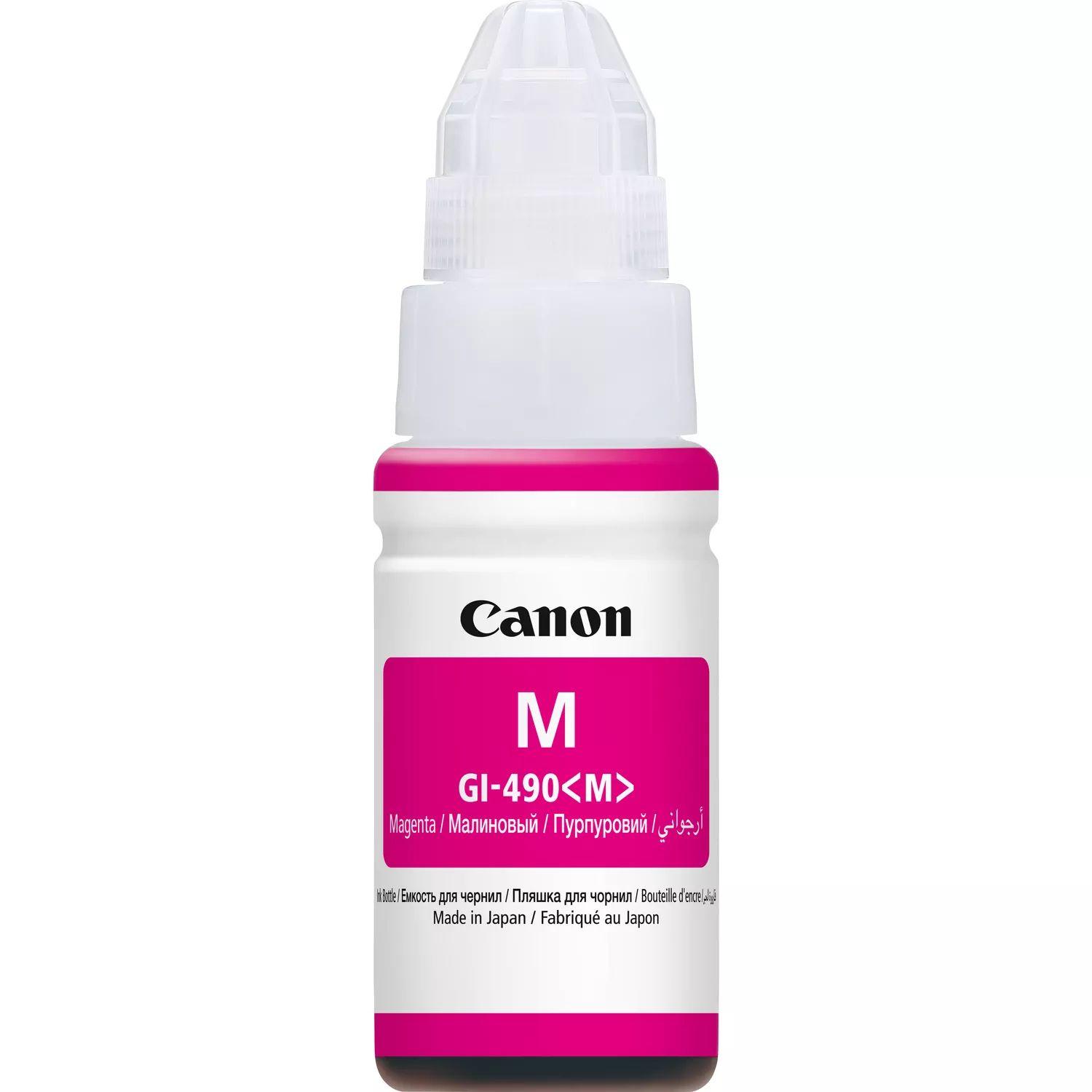 Frasco de Tinta CANON GI-490M (Magenta)