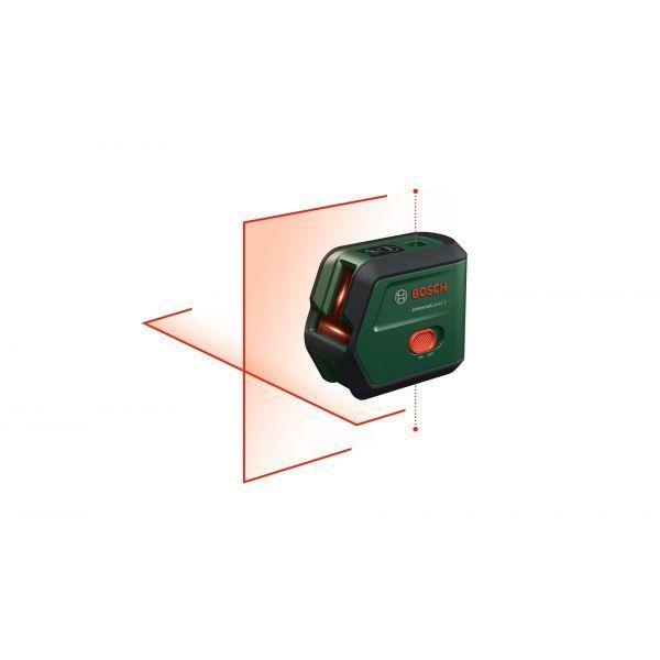 Nível Laser de Linhas Cruzadas BOSCH UniversalLevel 2 Set (1,5 V - 2 pilhas AA - AA - Preto e Verde) — miniatura 2