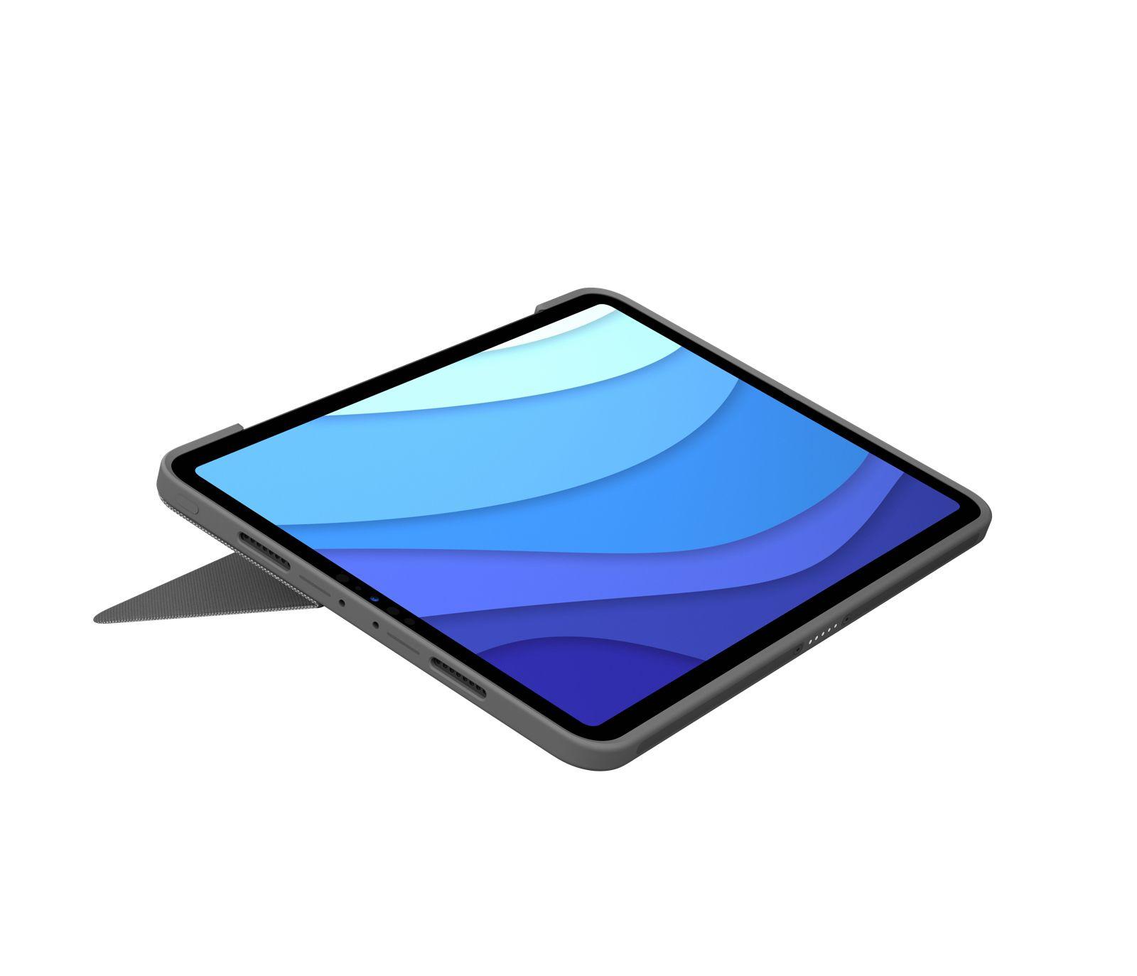 Teclado LOGITECH Combo Touch 920-010142 (QWERTZ - Layout DE - Smart Connector - 11" - Cinzento) — miniatura 4