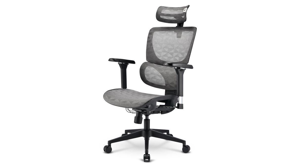Cadeira de Escritório SHARKOON OfficePal C40M (Nylon - Cinzento)
