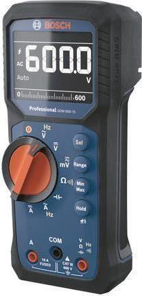 Multímetro Digital BOSCH GDM 600-15 + MH1 (True RMS - 600 V)