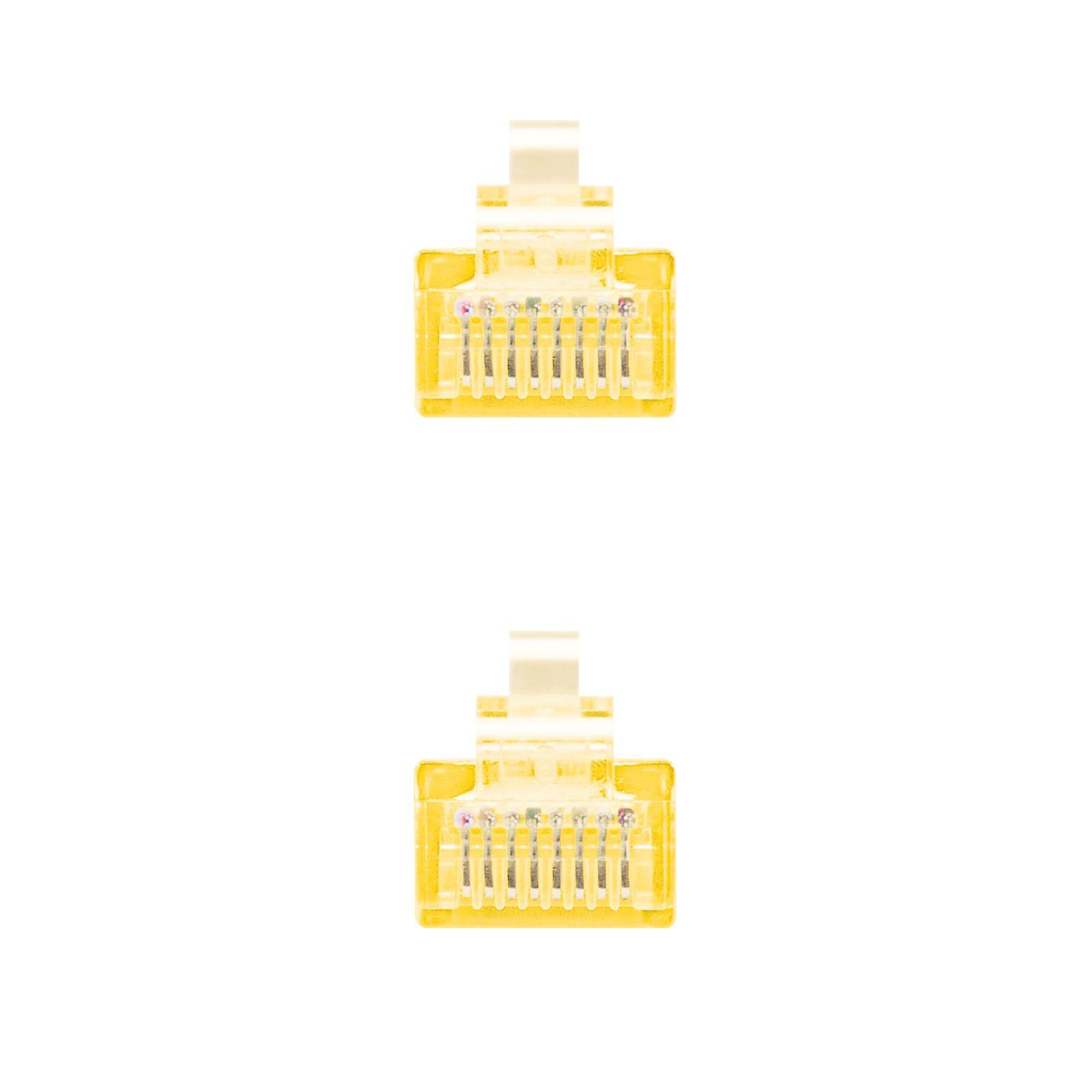 Cabo de Rede NANOCABLE 10.20.0400-L30-Y (0,3 m - Cat6 - RJ-45 - Amarelo) — miniatura 3