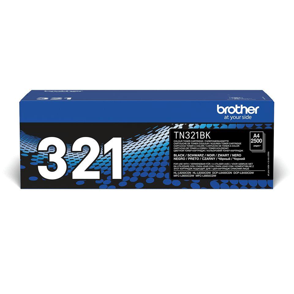 Toner BROTHER TN-321BK (2500 páginas - Preto)