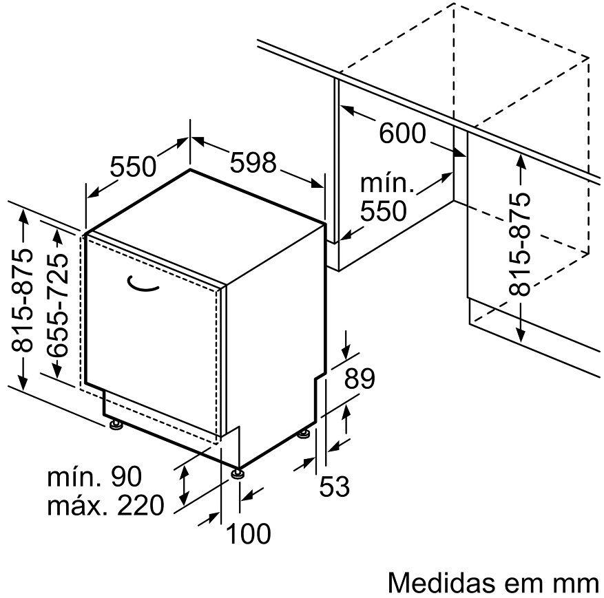Máquina de Lavar Loiça Encastre BALAY 3VF5012NP (12 Conjuntos - C - 10,5 l - Branco), miniatura 4
