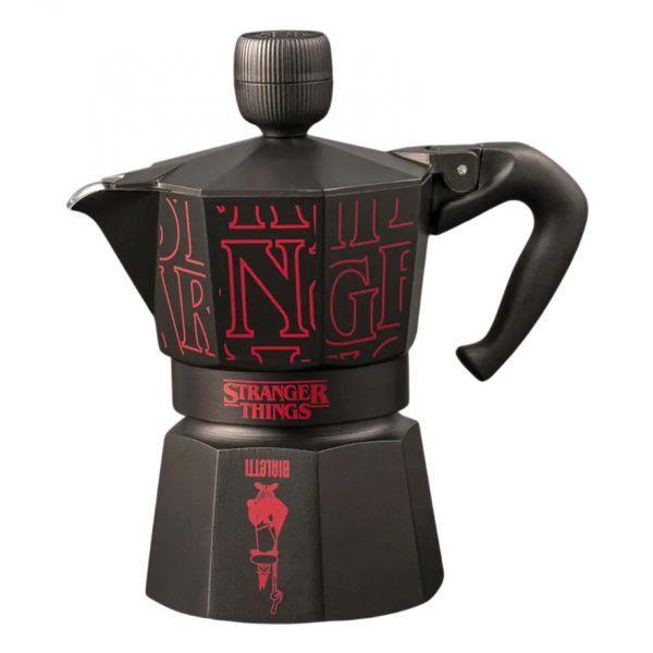 Cafeteira Italiana BIALETTI Moka Express Stranger Things (Preto e Vermelho) — miniatura 2