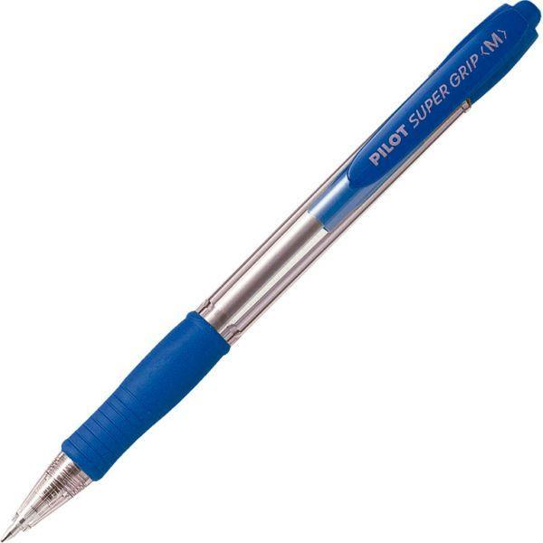 Caneta Esferográfica PILOT Super Grip Medium (Azul/Transparente) — miniatura 2