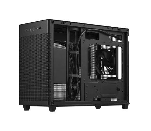 Caixa PC ASUS Prime AP201 Micro-ATX Mini Tower (Micro ATX, Mini-ITX - Mini Tower - Aço, malha - Preto), miniatura 3