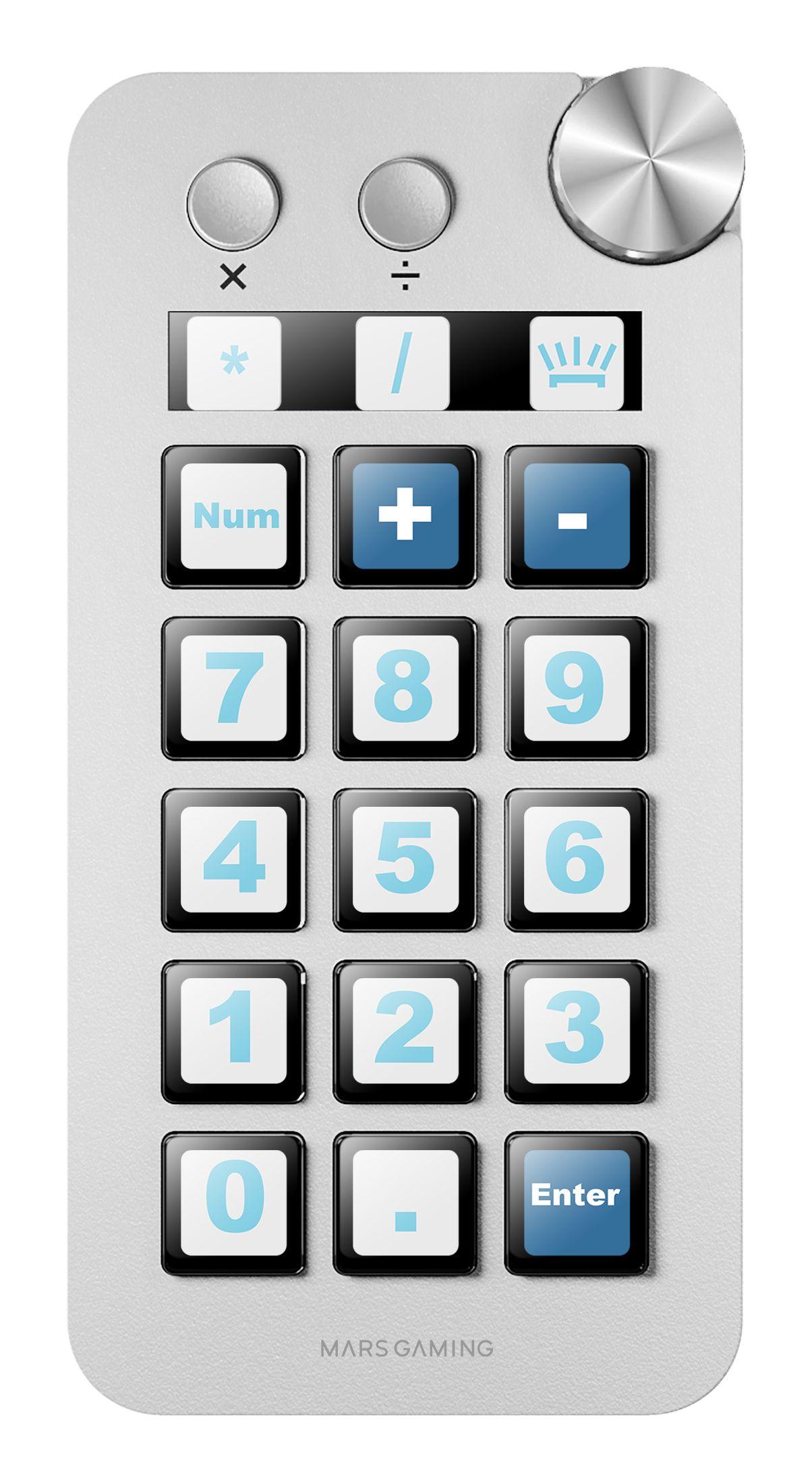 Control Deck MARS GAMING MSD-NEOW (USB Tipo-C - Com fios - Branco)