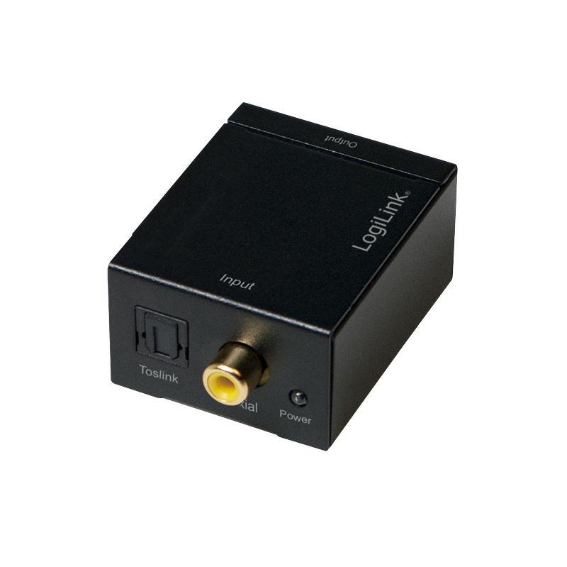 Conversor de Áudio Digital-Analógico LOGILINK CA0100 (Toslink - Preto) — miniatura 3