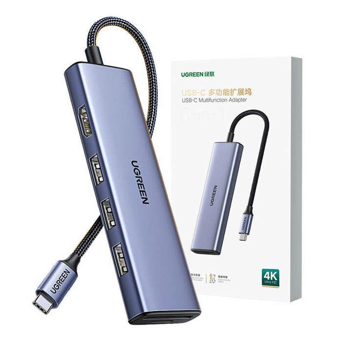 Adaptador USB-C UGREEN CM511 (USB Type-C - HDMI, USB 3.0 - Prateado) — miniatura 3