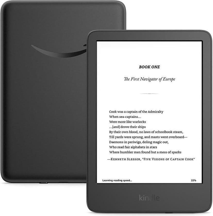 Leitor de livros eletrónicos AMAZON Kindle 11.ª Geração (2024) (16 GB - 6″ - Preto)