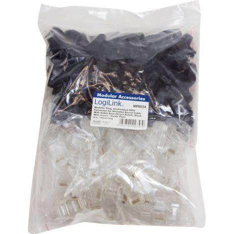 Ficha RJ45 LOGILINK MP0024 (RJ-45 - Preto), miniatura 3