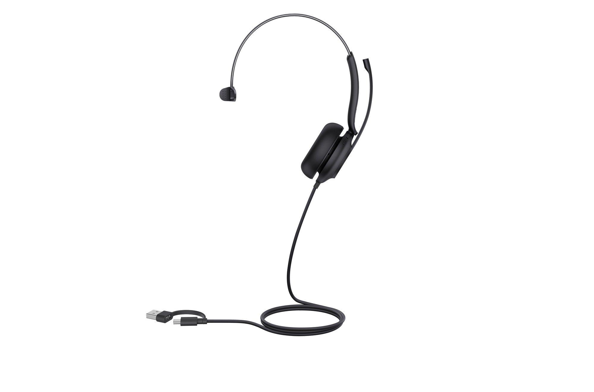 Auscultadores YEALINK UH35 Mono UC (Monofónico - Com fios - Circum-aural - Preto)