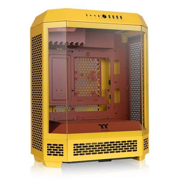 Caixa de Computador THERMALTAKE The Tower 600 (ATX, micro ATX, Mini-ITX - PS2 - 2,5" - Amarelo Butter Caramel) — miniatura 3