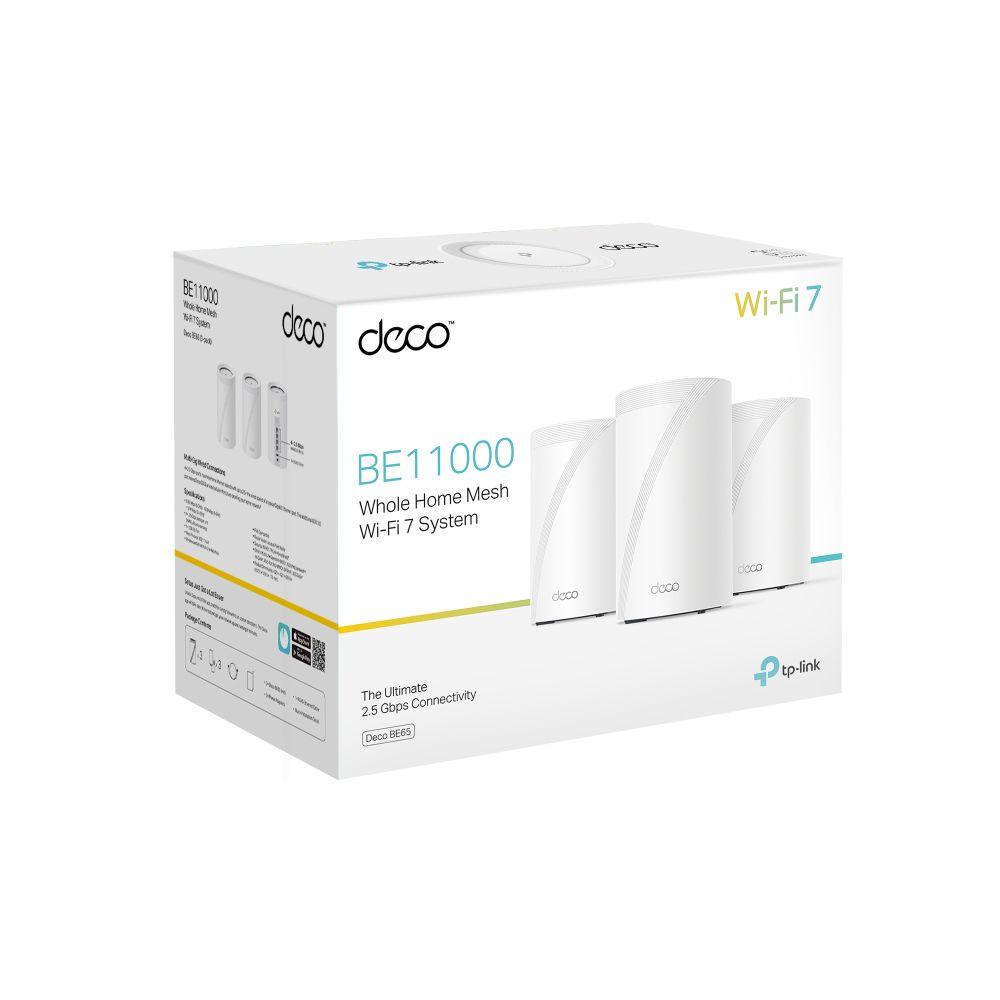 Sistema de Rede Mesh TP-LINK Deco BE65 (Wi-Fi 7 - 9300 Mbit/s - 3 unidades - Branco) — miniatura 4