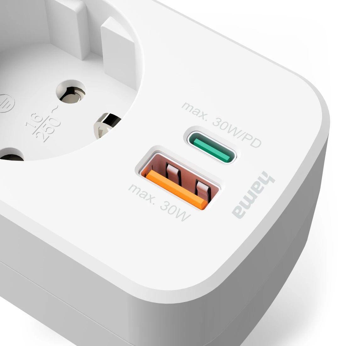 Adaptador de Tomada HAMA 00223343 (Branco) — miniatura 5
