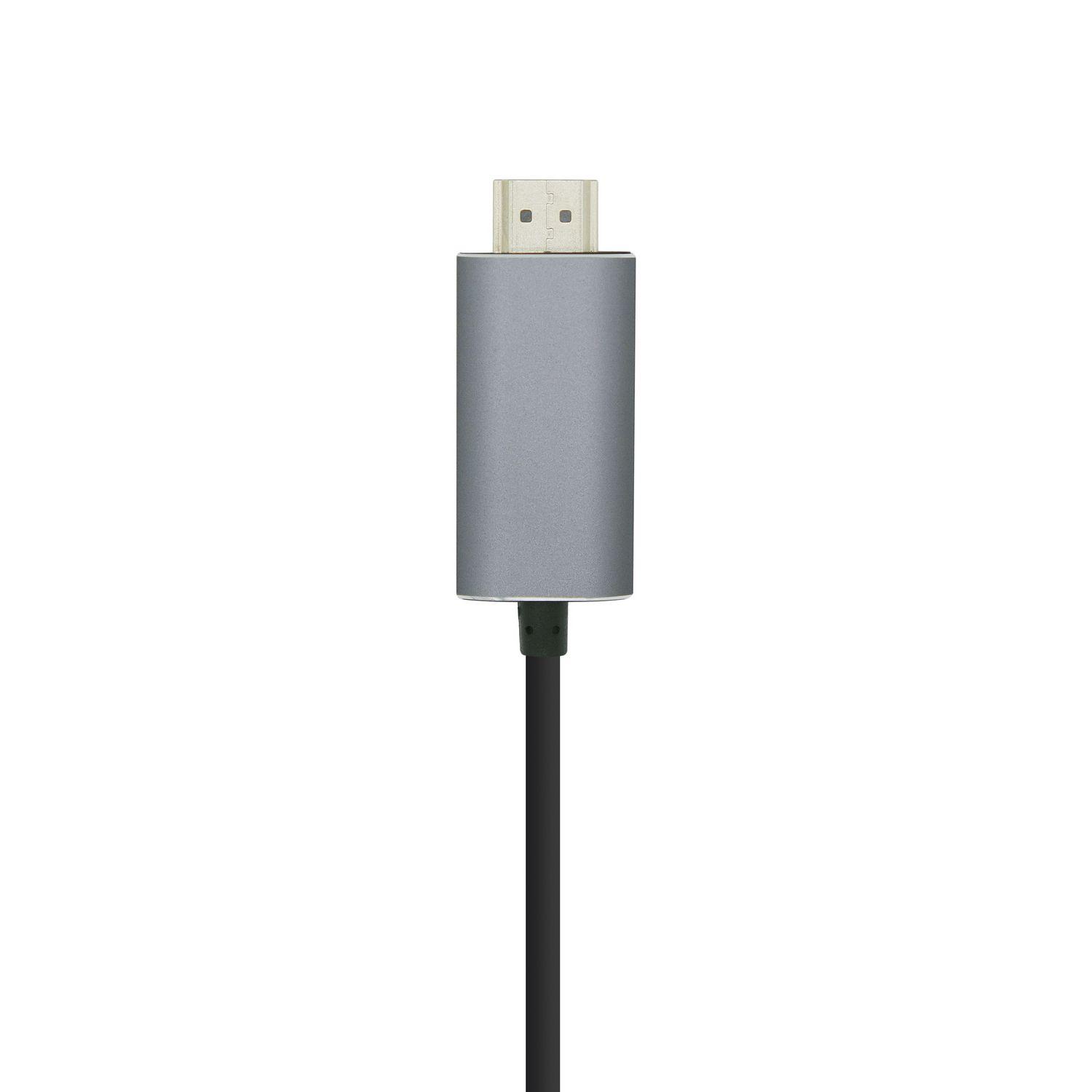 Cabo Conversor AISENS A109-0392 (0,8 m - HDMI Tipo A - USB Type-C - Preto), miniatura 2