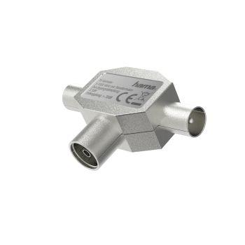 Distribuidor de Antena TV HAMA 00205236 (F/2M - 4-1000 MHz - Prateado)