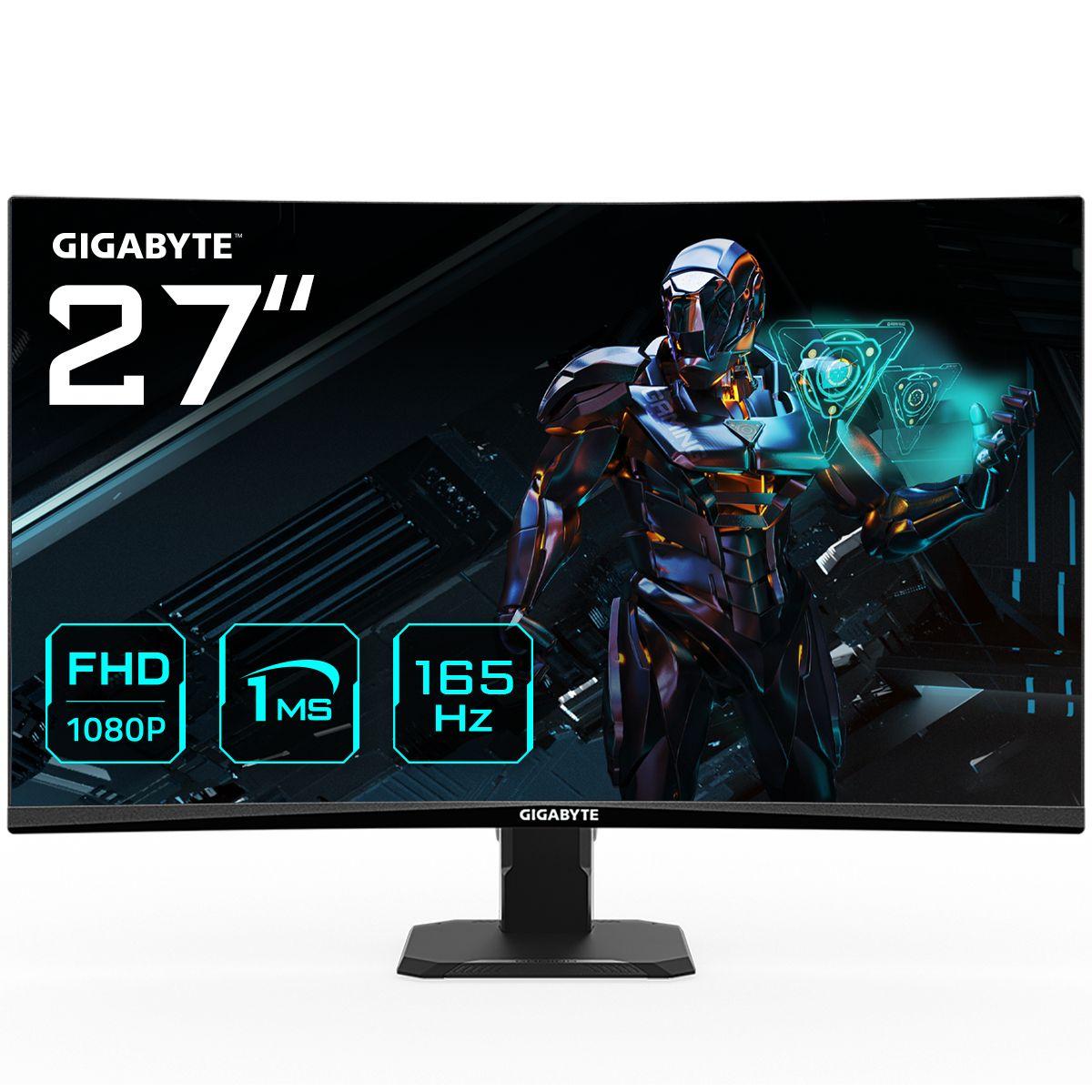 Monitor GIGABYTE GS27F (27" - SS-IPS - 165 Hz - Preto)