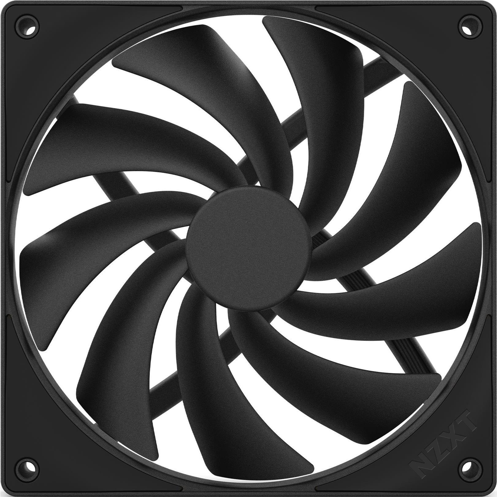 Ventoinha para Caixa PC NZXT F140Q Quiet Airflow V2 (Plástico, Borracha - 3,84 W - Preto)