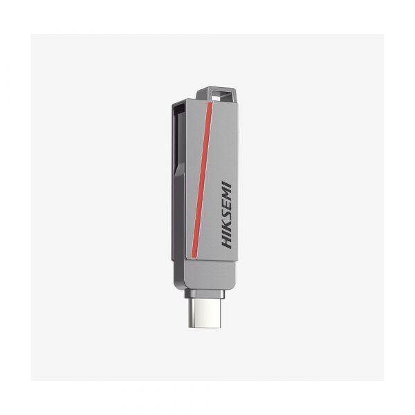 Pen USB HIKVISION HS-USB-E307CSTD (USB 3.2 Tipo A e Tipo C - 130 MB/s - Cinzento) — miniatura 2
