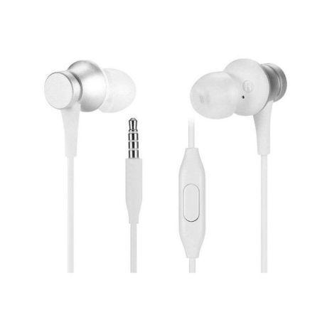 Auscultadores XIAOMI Mi In-Ear Headphones Basic (Binaural - Com fios - Intra-aural - Prateado)