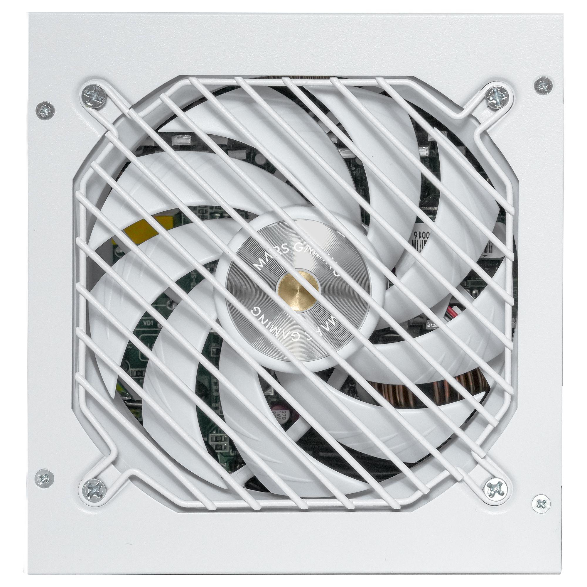 Fonte de Alimentação MARS GAMING MPB850SIW (ATX - 850 W - 80 PLUS Bronze - Branco)