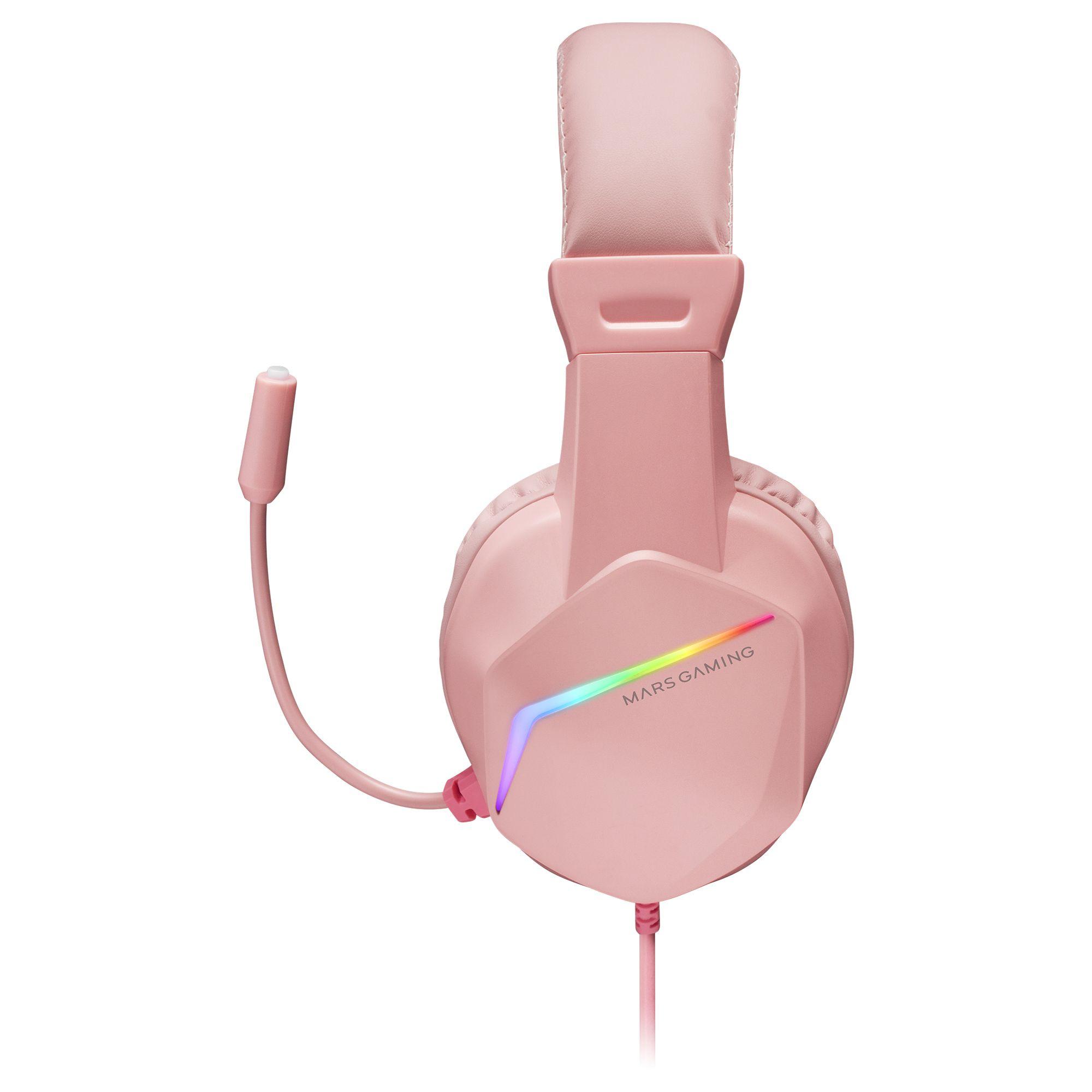 Headset Gaming MARS GAMING MH122 (Rosa), miniatura 3