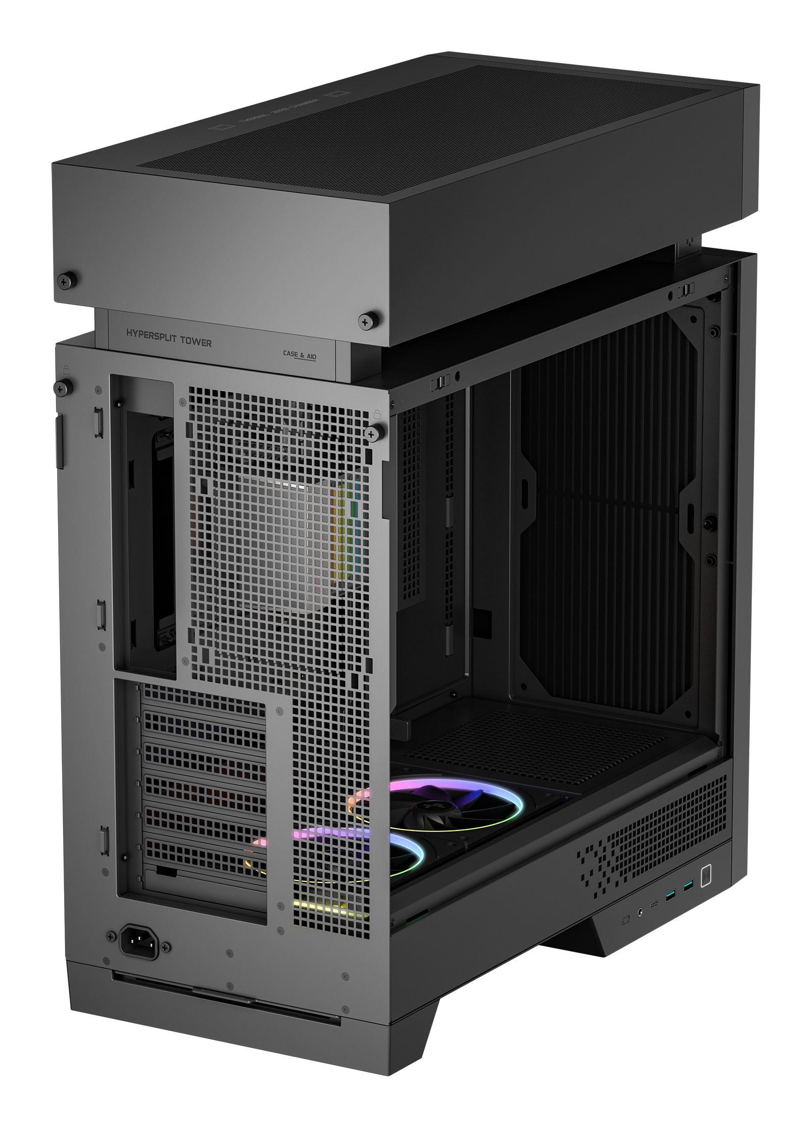 Caixa PC Gaming DEEPCOOL CL6600 (ATX, micro ATX, Mini-ITX - ATX, PS2, SFX, SFX-L - Midi Tower - Preto) — miniatura 6