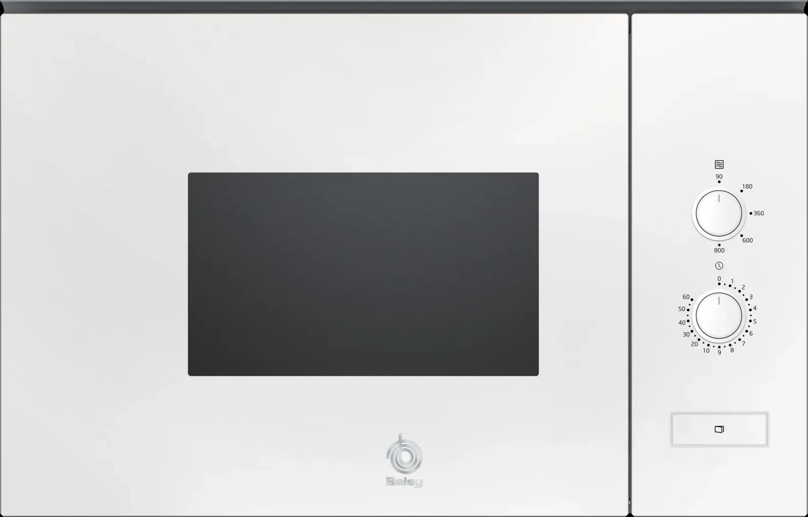 Micro-ondas de Encastre BALAY 3CP5002B3 (800 W - 20 L - Rotativo - Branco)