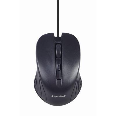 Teclado e Rato GEMBIRD KBS-UM-04 (US - Com fios - Universal - Preto), miniatura 2