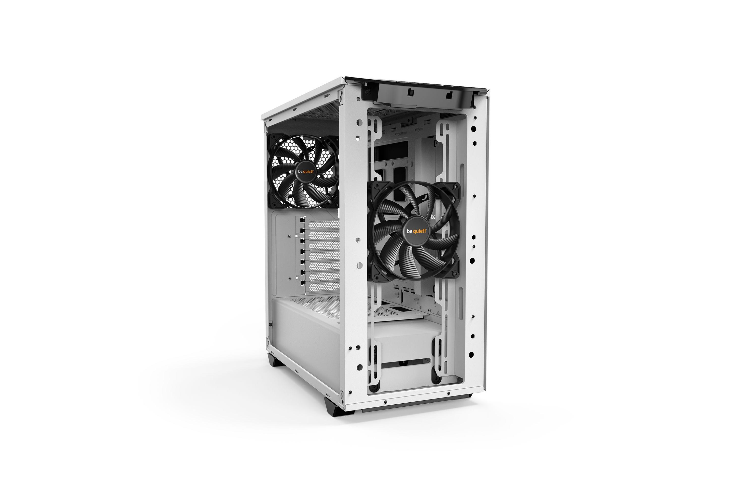 Caixa PC BE QUIET! Pure Base 500 Window (ATX, Mini-ATX, Mini-ITX - ATX, PS2 - Midi Tower - Branco) — miniatura 3