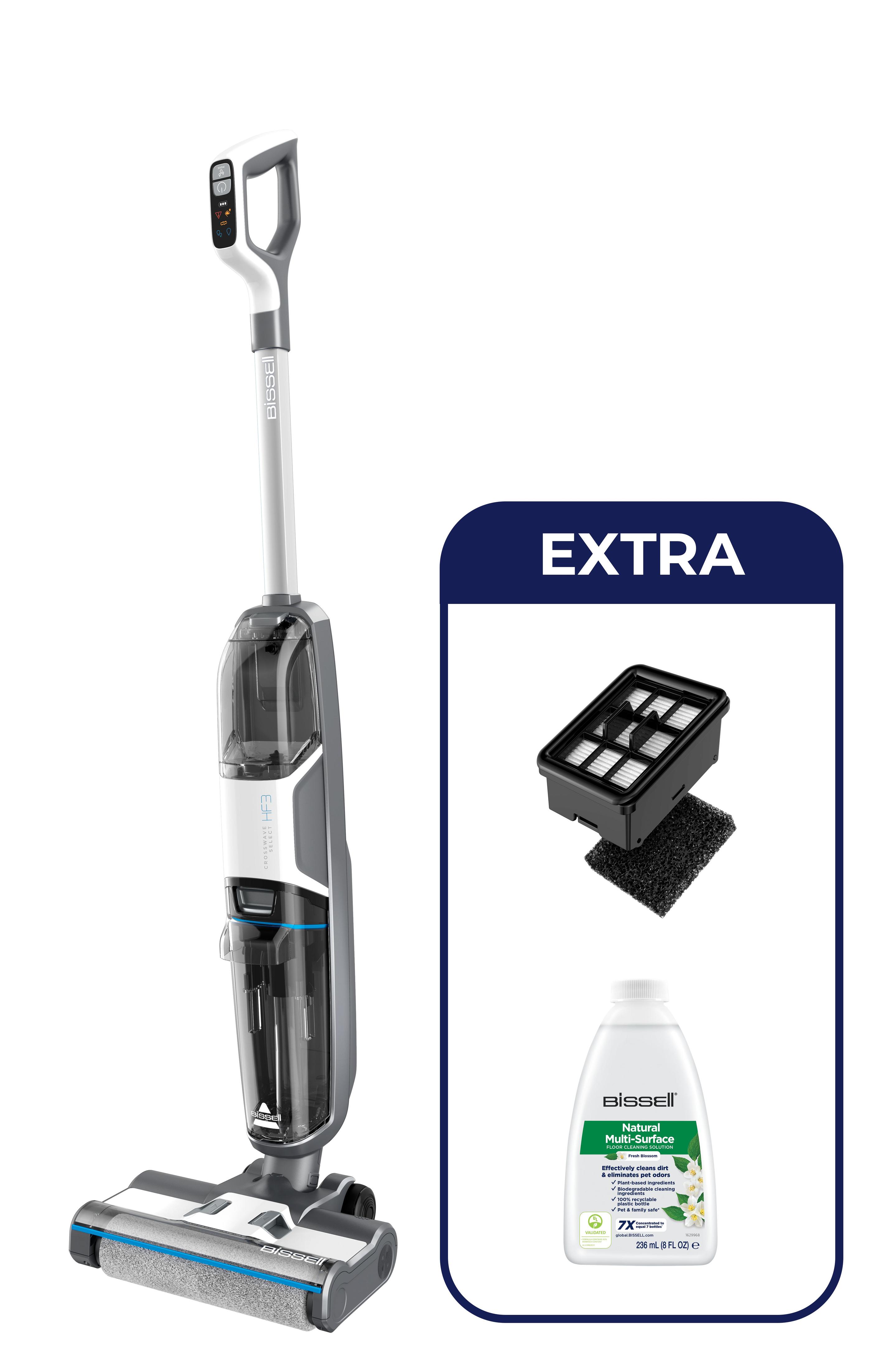 Aspirador Vertical BISSELL CrossWave HF3 Cordless Select 3639N (Altura 111,3 cm - Cinzento e Branco), miniatura 8