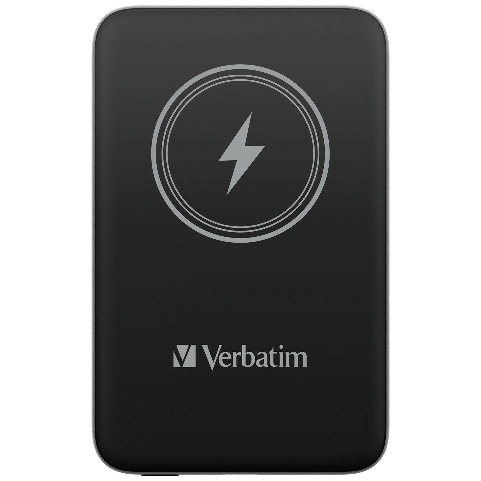 Powerbank Sem Fios VERBATIM Charge 'n' Go (10000 mAh - 20 W - USB Type-C - Preto), miniatura 3