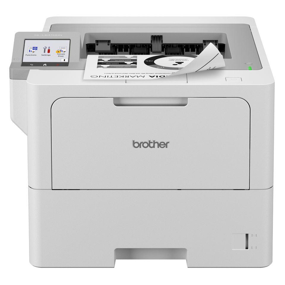 Impressora Laser Monocromática BROTHER HL-L6410DN (A4 - Monocromática - 520 folhas - Branco)