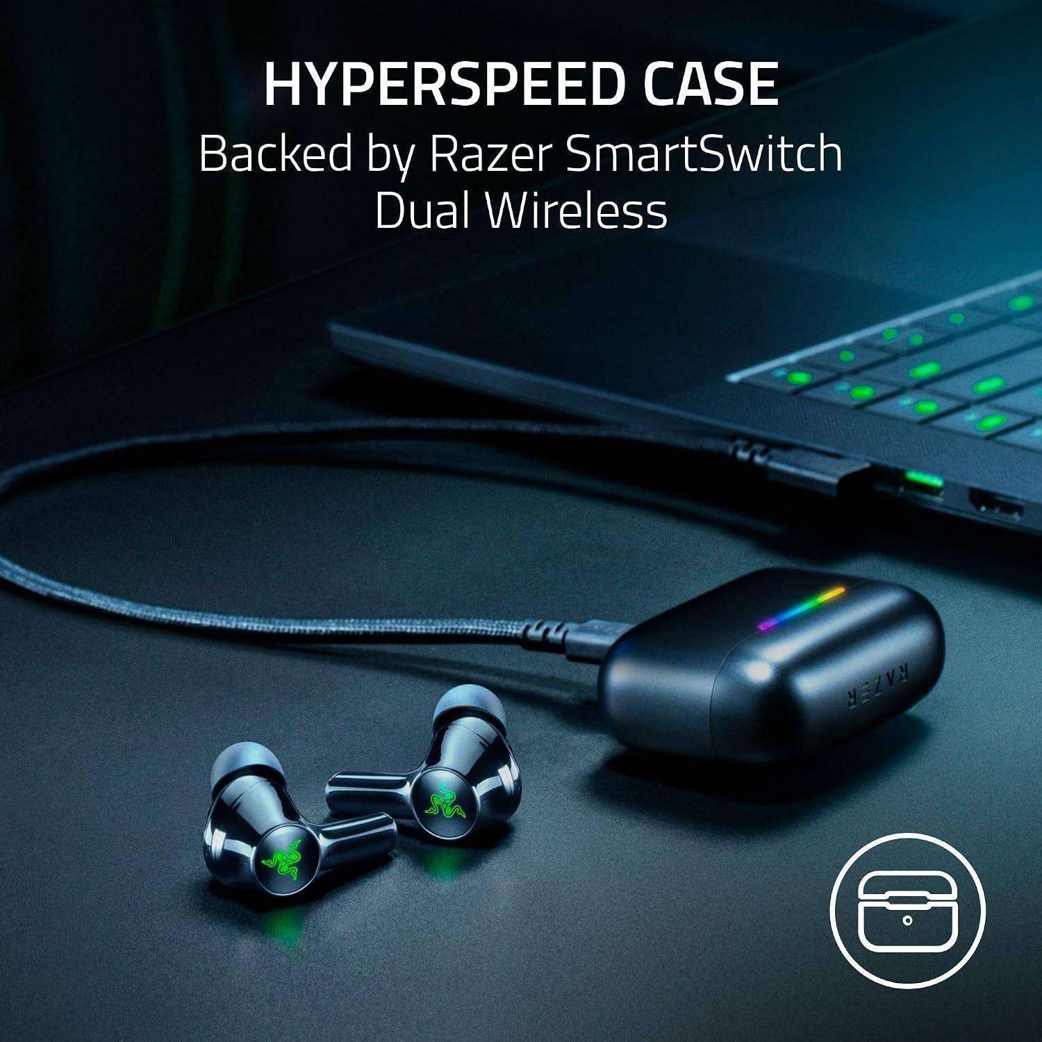 Auscultadores RAZER Hammerhead V3 X HyperSpeed (Binaural - Sem fios - Intra-aural - Preto), miniatura 3