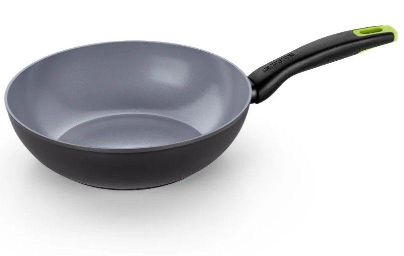 Frigideira Wok MONIX Eco Nature (Alumínio forjado reciclado - 28 cm)