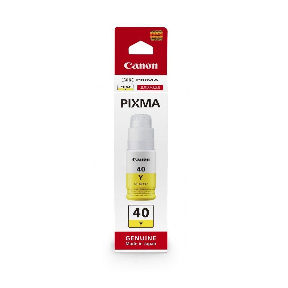 Frasco de Tinta CANON GI40Y/3402C001 (7700 páginas - Amarelo)