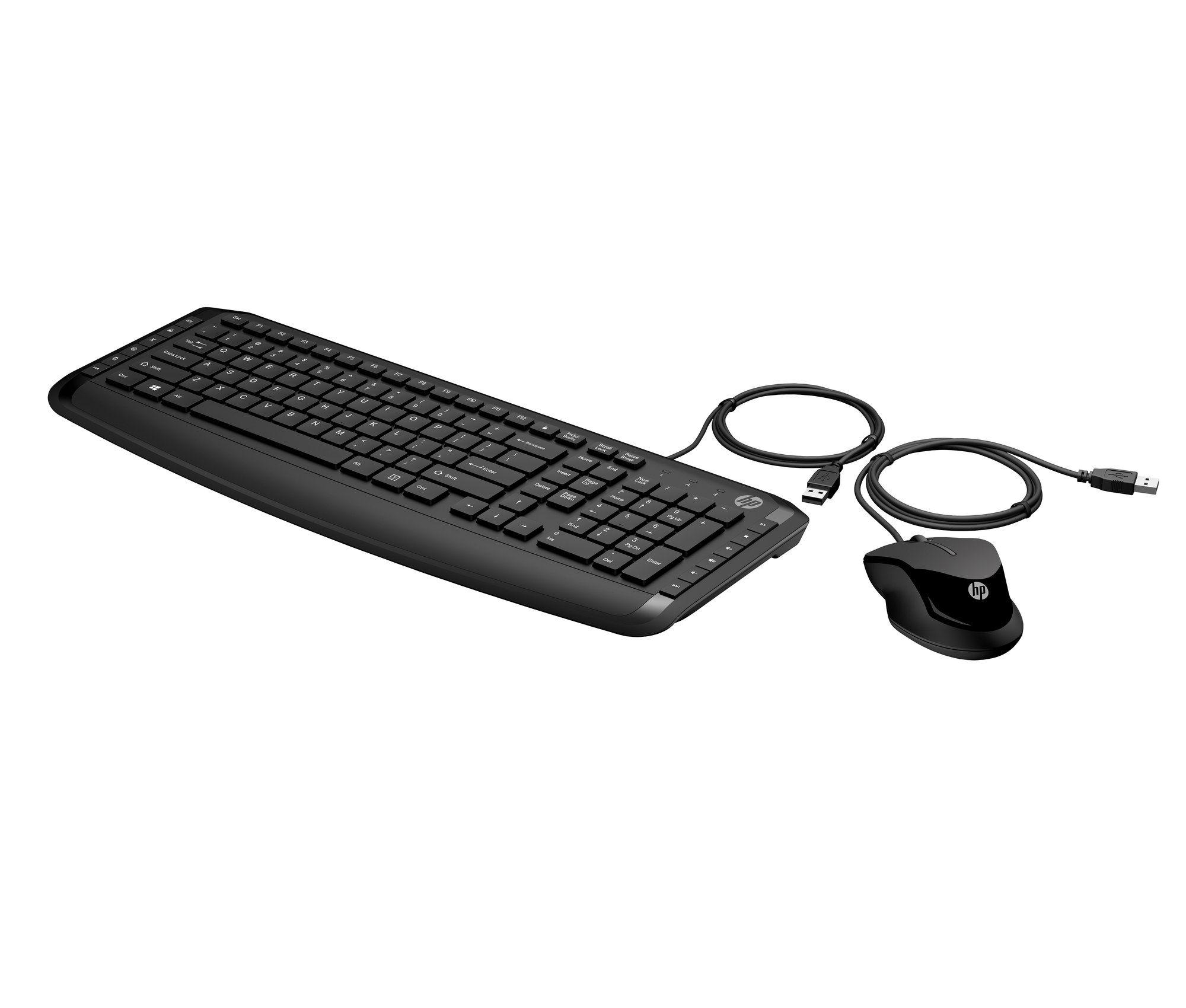 Conjunto Teclado e Rato HP Pavilion 200 (Tamanho grande - USB - Com fios - Preto), miniatura 2