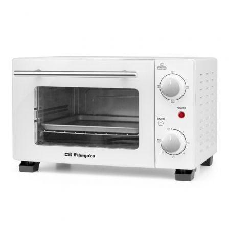 Mini Forno Independente ORBEGOZO HO 975 (800 W - 10 L - Rotativo - Branco)