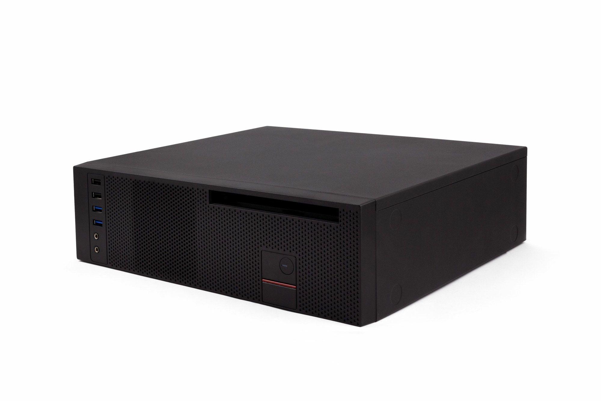 Caixa PC COOLBOX T360 Slim (Micro ATX, Mini-ITX - TFX - 300 W - Preto) — miniatura 2