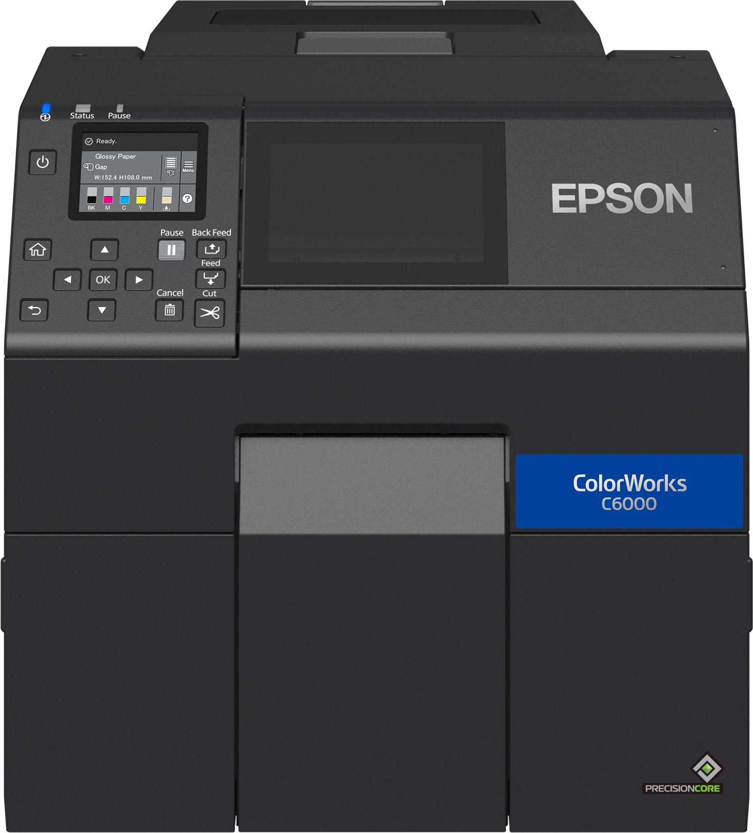 Impressora de Etiquetas EPSON ColorWorks CW-C6000Ae (Com fios - Preto)