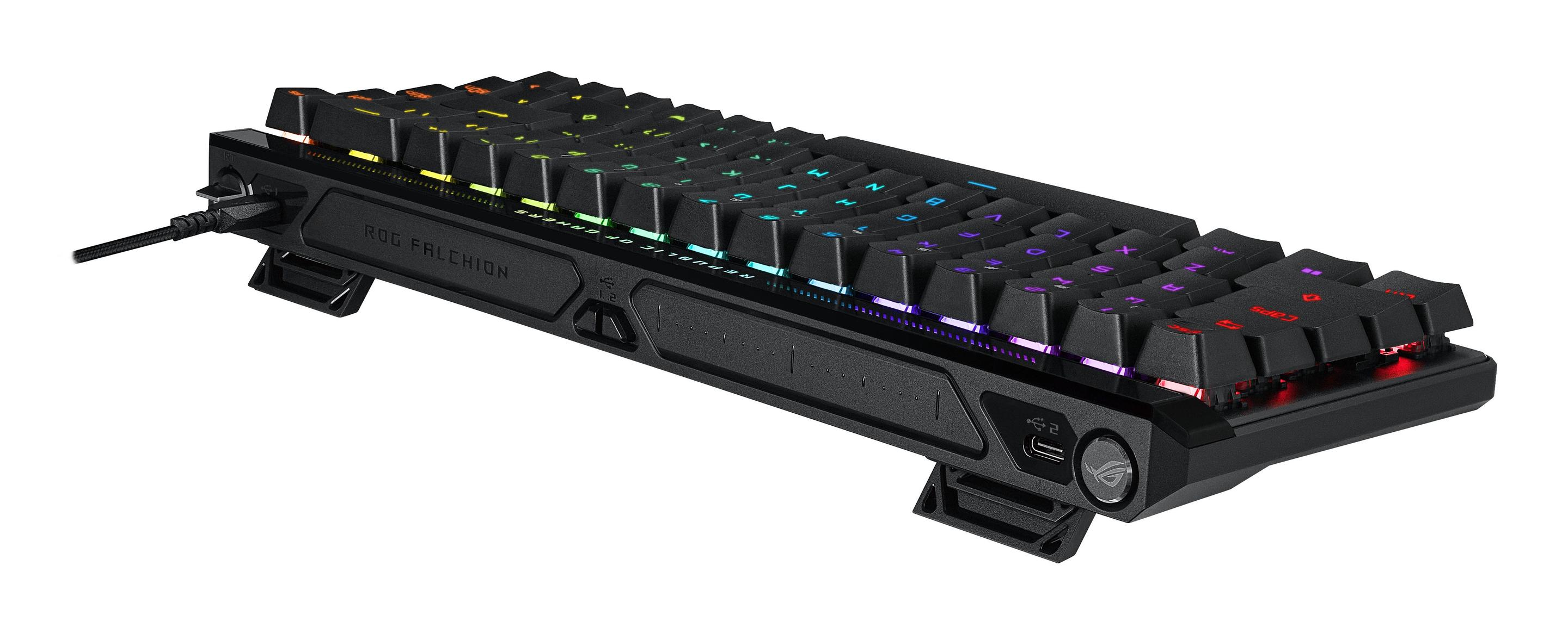 Teclado ASUS ROG Falchion Ace HFX (Alemão - Magnetic-mechanical key switch - 65% - Preto), miniatura 7