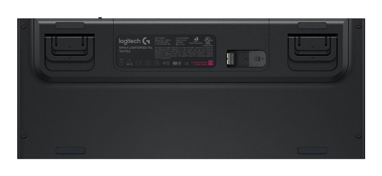Teclado LOGITECH G915 X LIGHTSPEED (Alemão - Logitech GL Tactile - USB + RF Wireless + Bluetooth - Preto) — miniatura 5