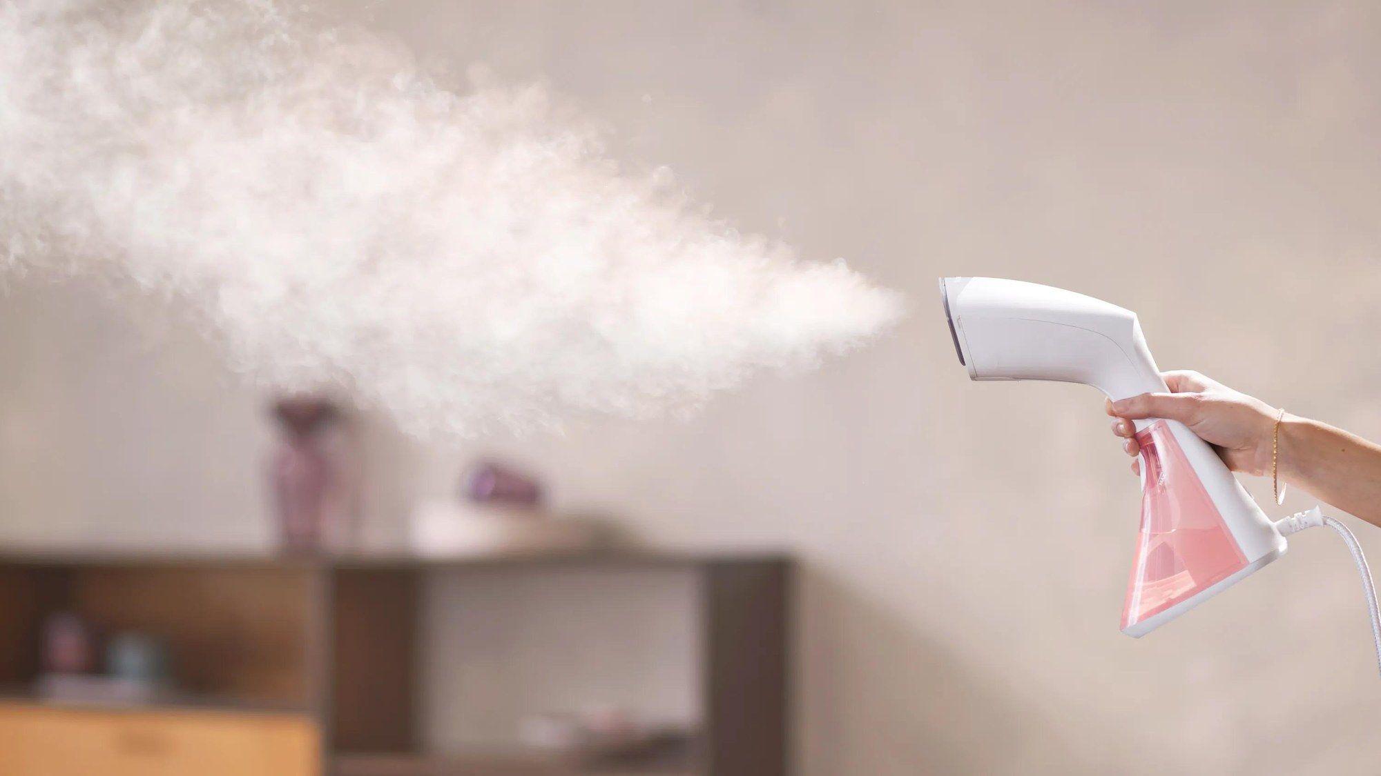 Vaporizador de Roupa PHILIPS Série 8000 GC801/10 (Rosa/Branco), miniatura 7
