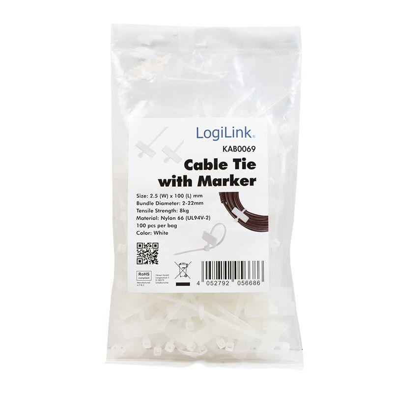 Abraçadeiras de Cabos LOGILINK KAB0069 (Transparente) — miniatura 6