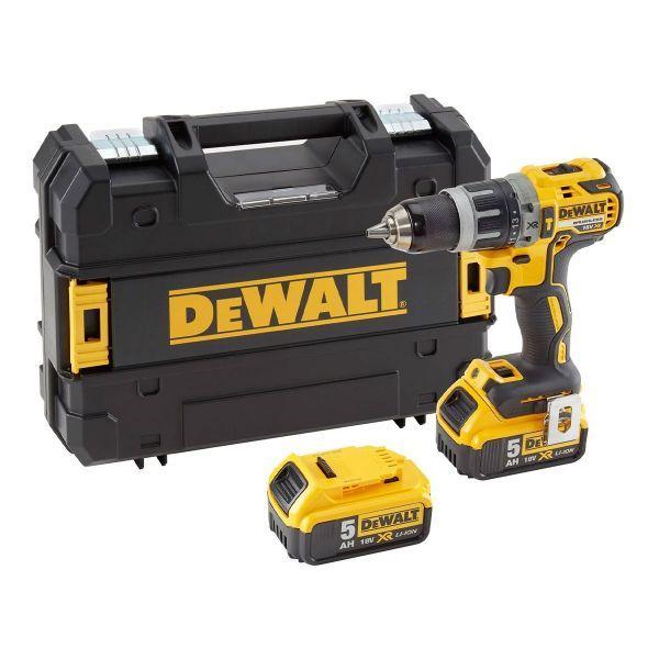 Berbequim Aparafusador com Percussão DEWALT DCD709M2T-QW (18 V - Preto/Amarelo)