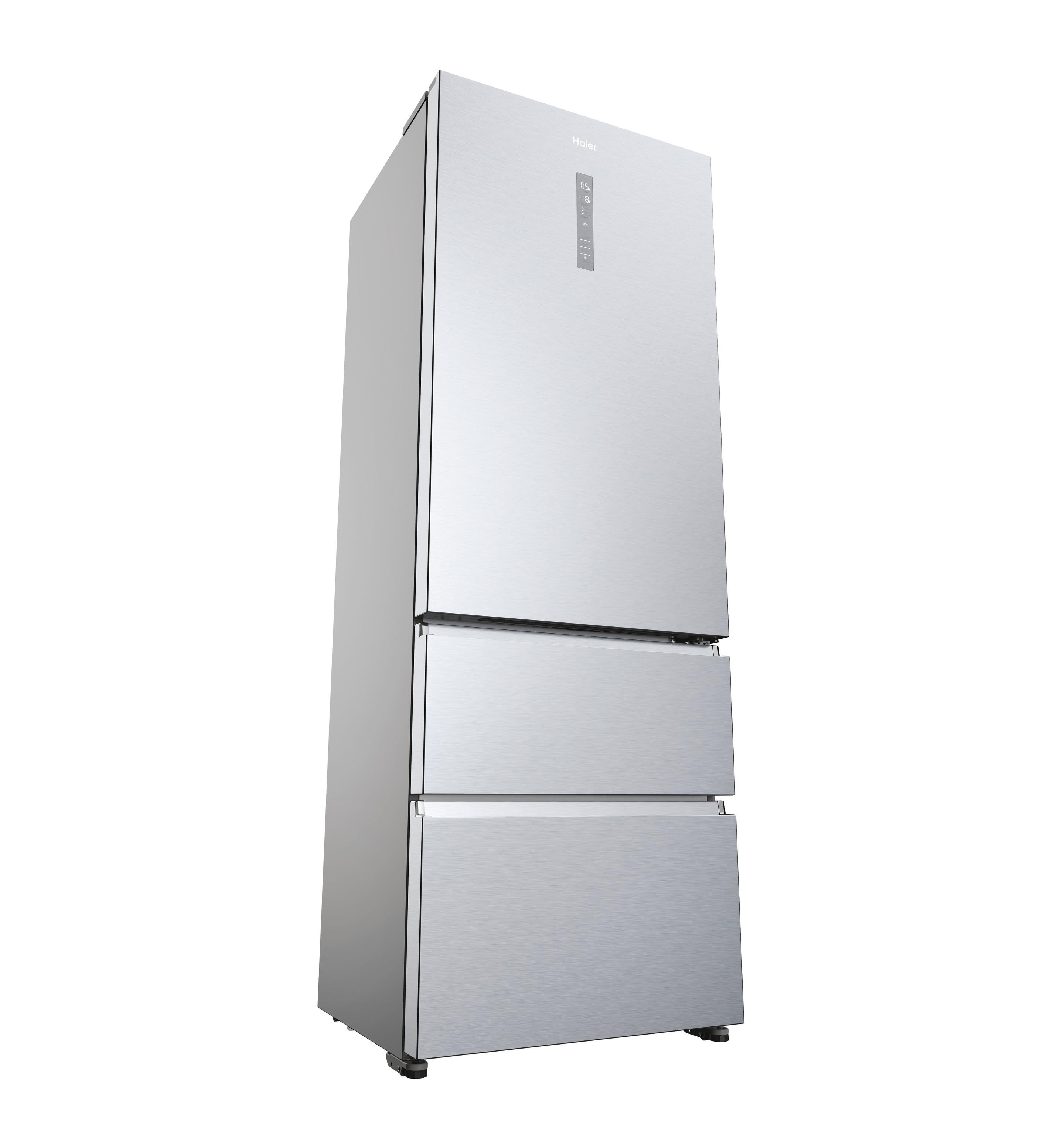 Frigorífico Combinado Independente HAIER HTR5720ENMG (483 l - 200,6x70x67,5 cm - 70 cm - Prateado) — miniatura 7