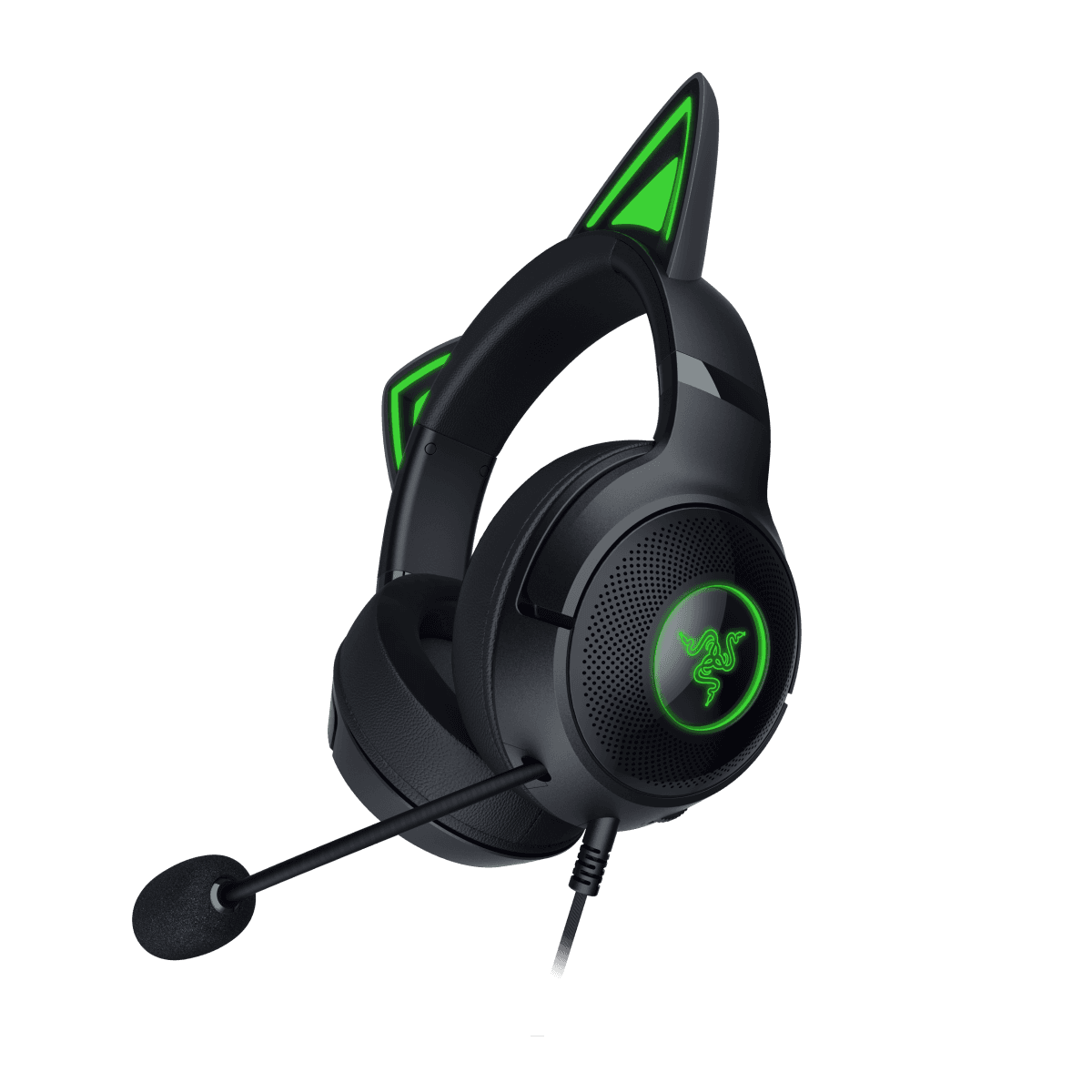 Headset Gaming RAZER Kraken Kitty V2 Edition (Binaural - Com fios - 4 cm - Preto) — miniatura 4